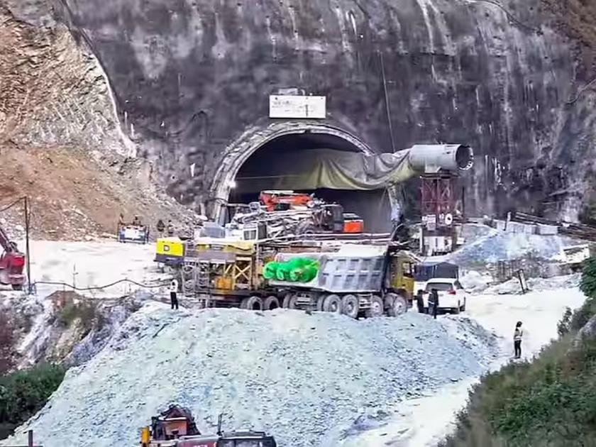 Uttarkashi Tunnel Accident : Big update on the workers trapped in the tunnel in Uttarkashi, if not 40 workers are trapped | बोगद्यात अडकलेल्या कामगारांबाबत मोठी अपडेट, ४० नाही तर एवढे कामगार आहेत अडकून 
