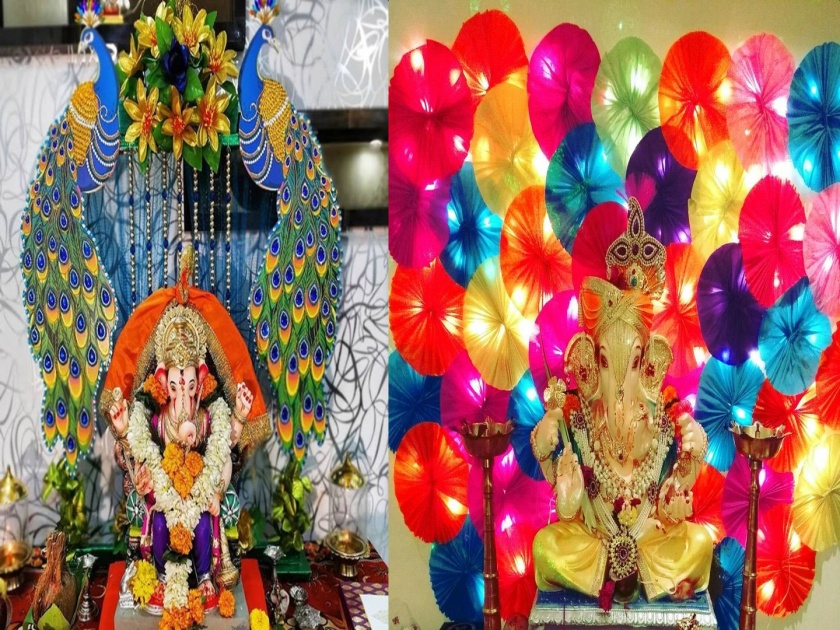 Ganesh (Ganpati) Utsav 2020 : Eco friendly ganpati decoration ideas for gaeshotsav at home | Ganesh (Ganpati) Utsav: यंदा बाप्पासाठी आकर्षक आणि पर्यावरणपुरक मखर झटपट तयार करा, पाहा व्हिडीओ