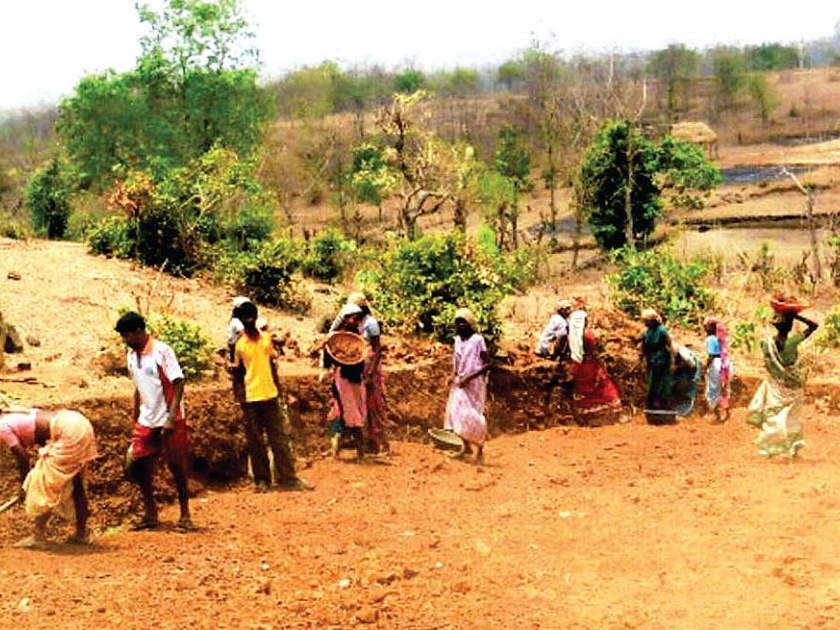 Due to the Rohio in the taluka, 4 thousand 3 laborers are employed | तालुक्यात रोहयोमुळे चार हजार ६८३ मजुरांना रोजगार