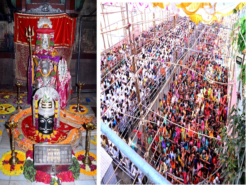 Crowds of devotees come to see Parali Vaidyanath | परळीत वैद्यनाथाच्या दर्शनासाठी भाविकांची अलोट गर्दी