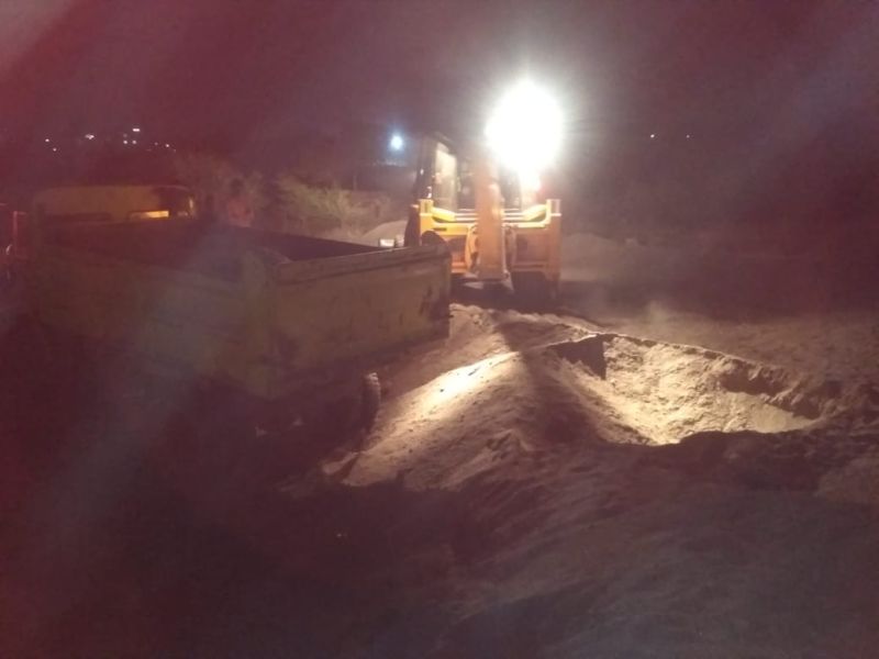 Illegal sand stocks were seized near Sakkegaon in Bhusawal taluka | भुसावळ तालुक्यातील साकेगावजवळ अवैध वाळू साठा जप्त