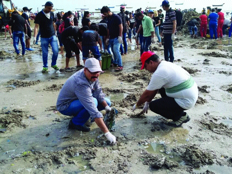 100th anniversary of cleaning of Versova Beach, Bakhal Versova port will be clean | वर्सोवा बीच सफाईचा शंभरावा आठवडा, बकाल वर्सोवा बंदर होणार स्वच्छ
