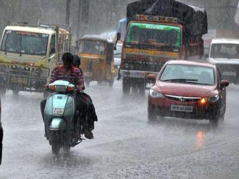 Heavy rain in some places in Vidarbha | विदर्भात काही ठिकाणी जोरदार पाऊस