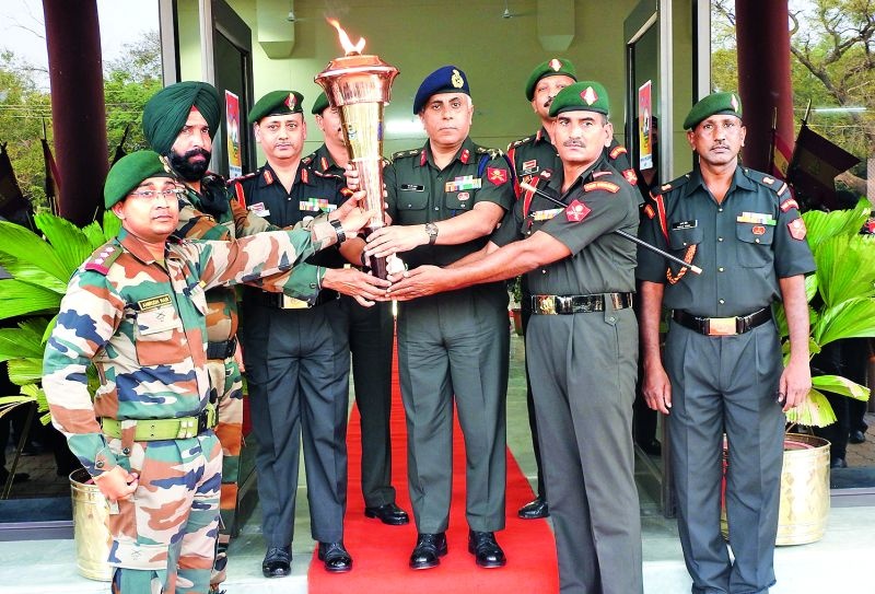 Victory torch of Indo-Pakistani war in Nagpur | भारत-पाकिस्तान युद्धाची विजयी मशाल नागपुरात