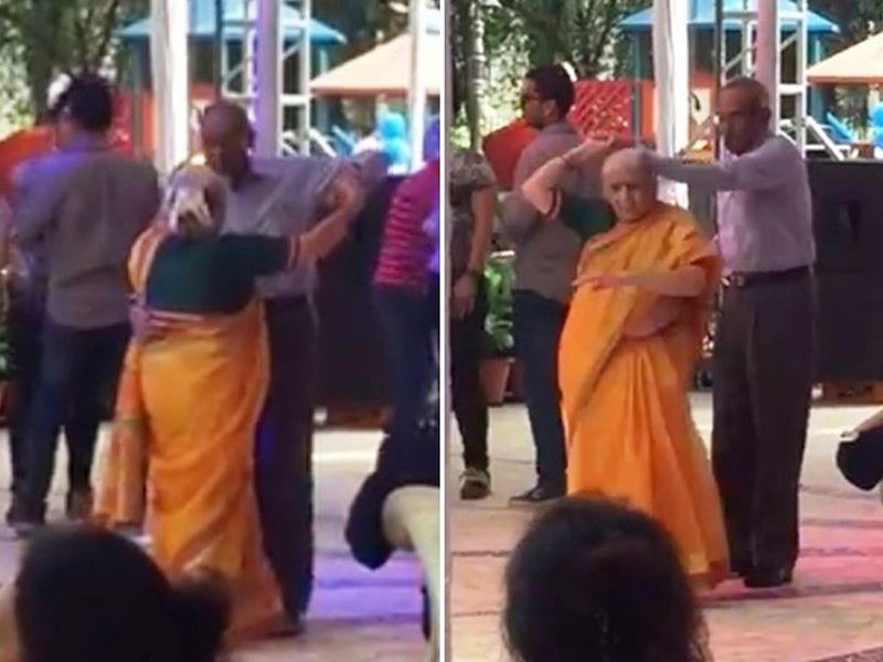 Old Elderly Indian Couple Perfect Ball Dance Goes Viral | आजी-आजोबाच्या विदेशी बॉल डान्सची सोशल मीडिया रंगली चर्चा, व्हिडीओ व्हायरल!