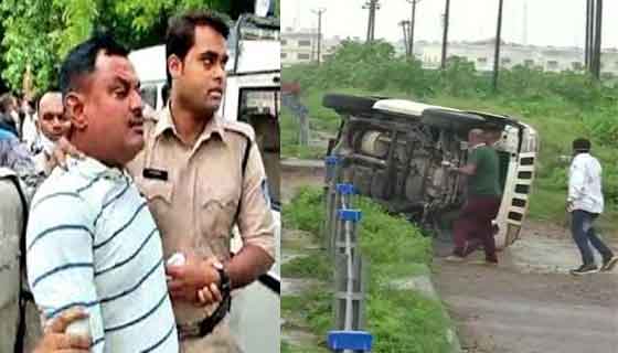 Action against police in Kanpur encounter case | विकास दुबे कानपूर चकमकप्रकरणी पोलिसांवर कारवाई