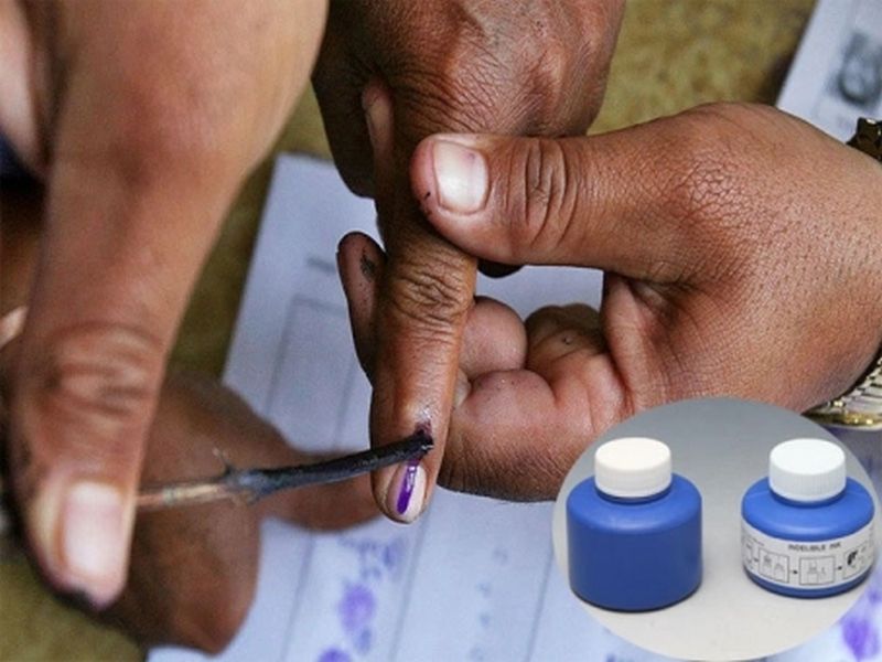 Lok sabha Election: 3 lakh ink bottles in Maharashtra for voting, Know where ink is made | Lok sabha Election : मतदानासाठी महाराष्ट्रात 3 लाख शाईच्या बाटल्या, जाणून घ्या कुठं बनते ही शाई