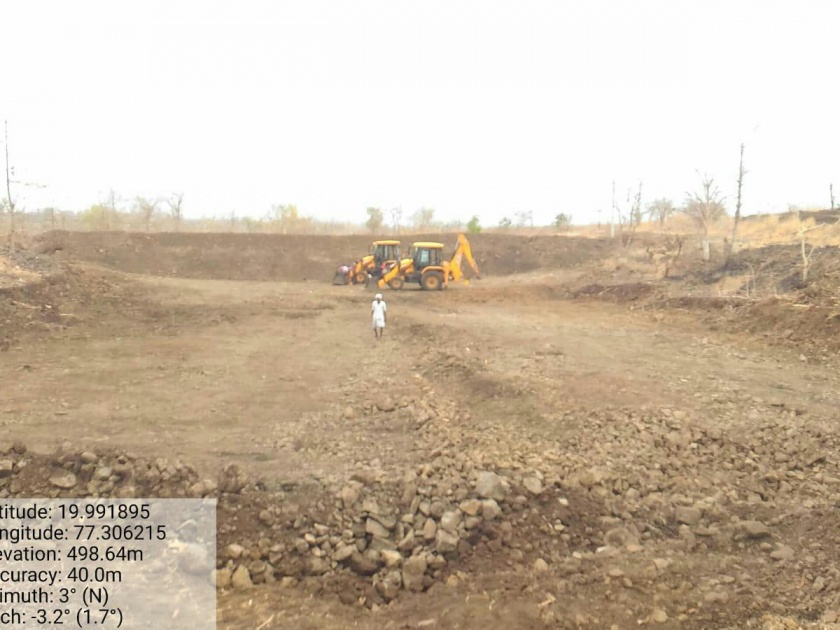Final phase of mud removal; Hope of irrigation | गाळ काढण्याचे काम अंतिम टप्प्यात; सिंचनाच्या आशा पल्लवित