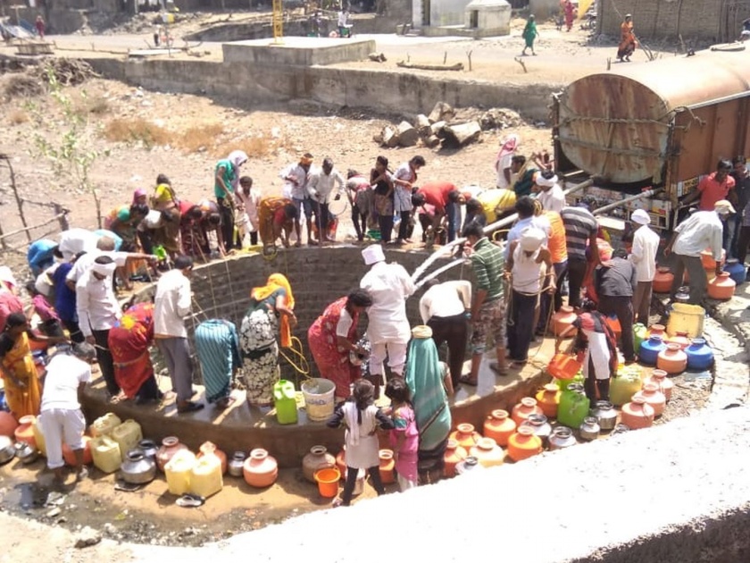 acute water crisis in yavatmal | यवतमाळ जिल्ह्यात पाणी पेटलं; पाण्यासाठी महिलांची वणवण