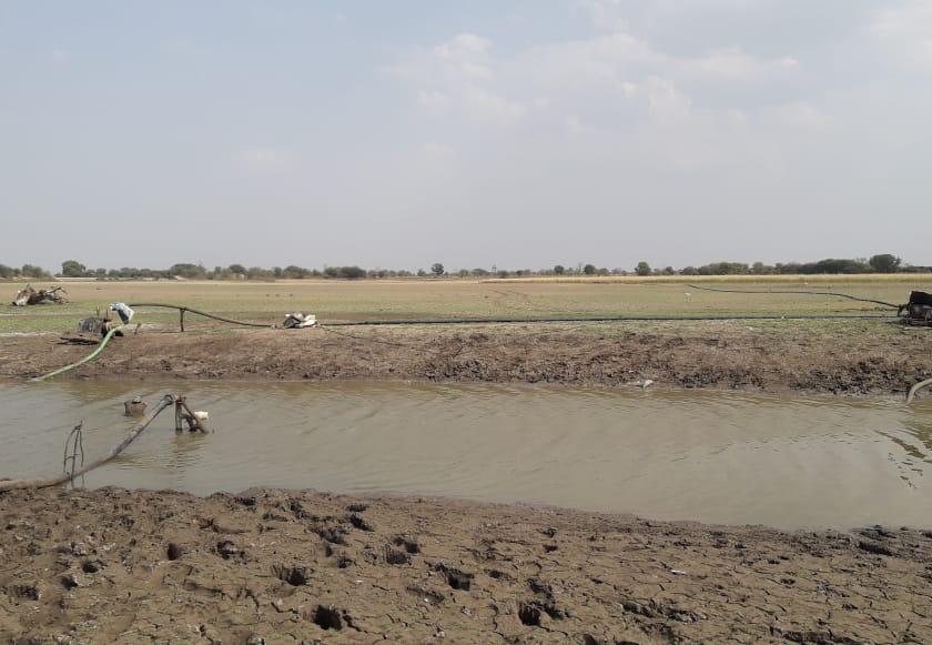 Illegal water lifting from the project; Water scarcity | प्रकल्पातून अवैध पाणी उपसा; पाणीटंचाईचे सावट