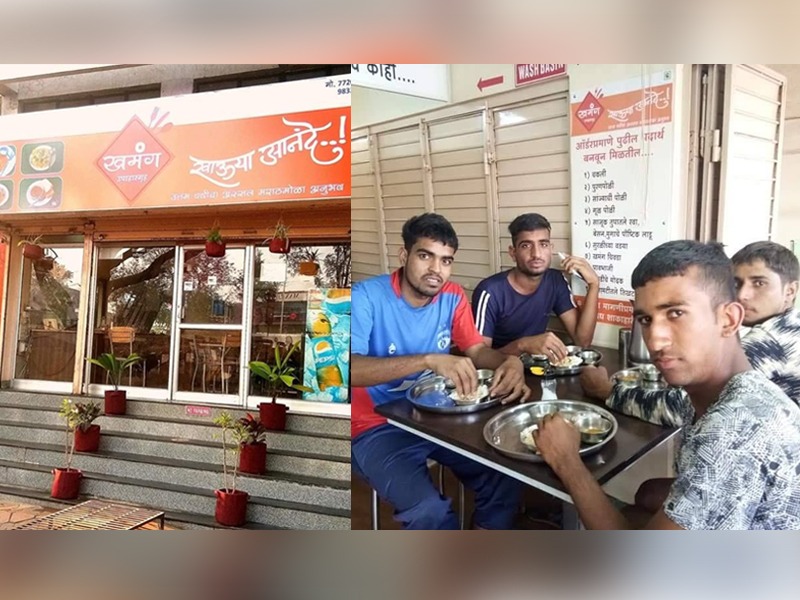 We are here for the recruitment of the army .... hotel owner serve free food for students in kolhapur | आम्ही सैन्य भरतीसाठी आलोय.... हॉटेलमालक म्हणाला 'मग पोटभर खा अन् फुकट जेऊन जा'