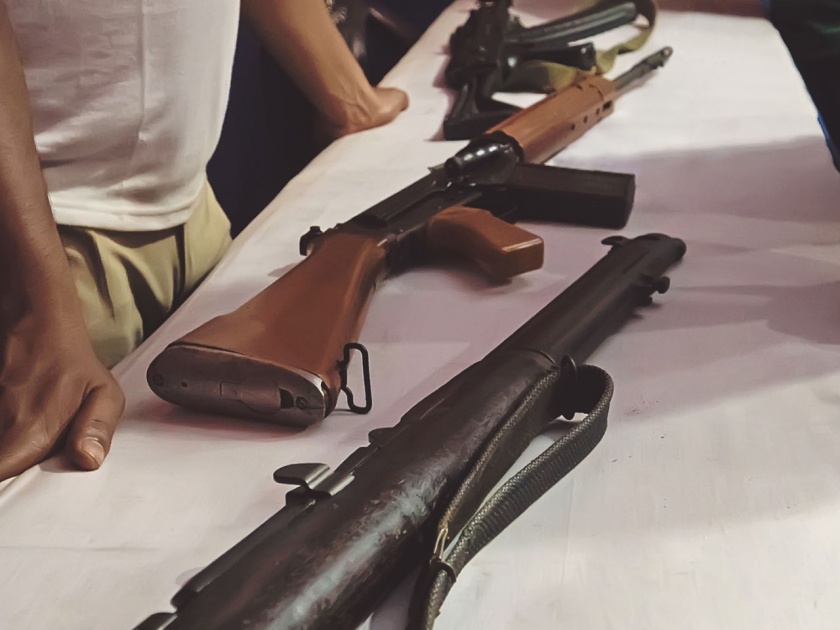 ATS major action; Drugs with three AK-47 rifles seized | मोठी कारवाई; तीन एके-४७ रायफलींसह ड्रग्ज साठा जप्त  