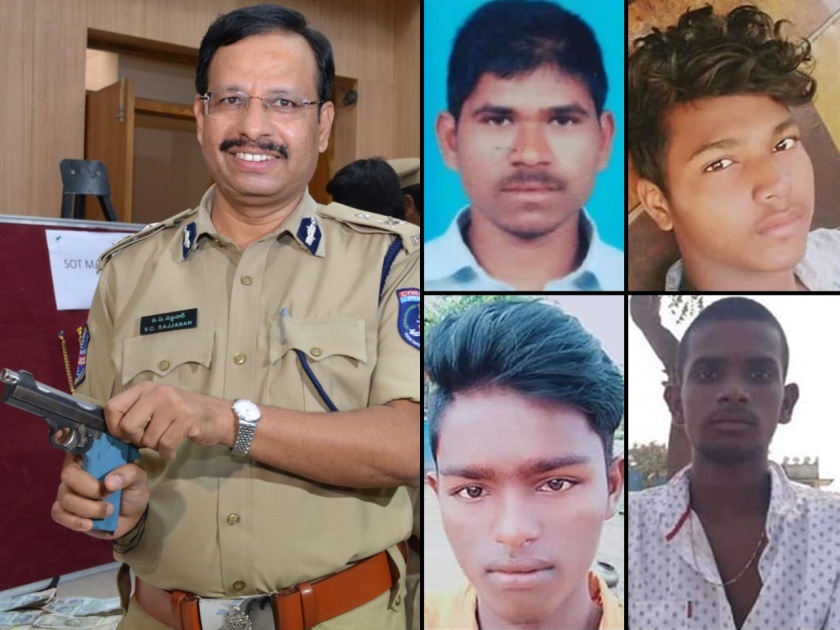Hyderbad Encounter : Police commissioner had released 30 minute encounter story | Hyderabad Encounter : पोलिसांनी उलगडला ३० मिनिटांचा एन्काउंटरचा थरार