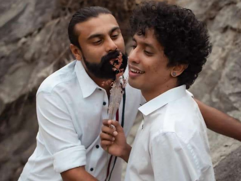 Gay couple pre wedding romantic photoshoot in kerala | समलिंगी कपल्सचं प्री-वेडिंग फोटोशूट व्हायरल, बघा काय वेगळं केलय...