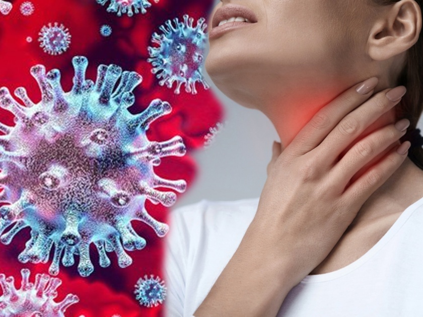 Corona virus: How to prevent from throat infection by using home remedies | Corona virus : घशात सूज आणि खवखव असू शकतं कोरोनाचं इन्फेक्शन, 'असा' करा बचाव