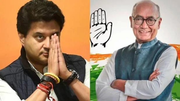 In Madhya Pradesh, two kings will come face to face, Rajya Sabha elections will be interesting BKP | मध्य प्रदेशात दोन राजे आमने-सामने येणार, राज्यसभा निवडणूक रंगतदार होणार 