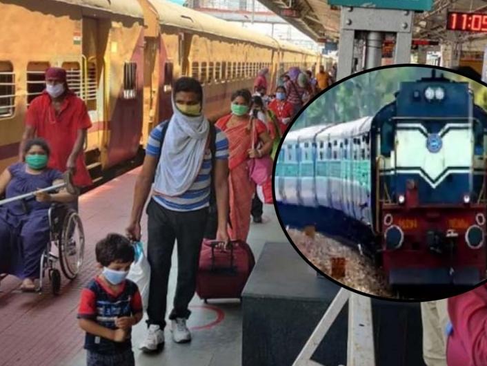 CoronaVirus Marathi News migrant workers assam pull chain special train arrested | CoronaVirus News : ...म्हणून चेन खेचून मजुरांनी काढला ट्रेनमधून पळ; रेल्वे स्थानकावर झाला गोंधळ