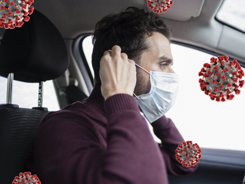 We have to wear a face mask in our car know why its important | तुम्हालाही सतत मास्क लावल्यानंतर गुदमरतं का?; प्रवासात मास्क वापराचा की नाही, जाणून घ्या