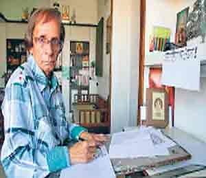 Senior calligrapher Kamal Shedge passes away | ज्येष्ठ सुलेखनकार कमल शेडगे यांचे निधन