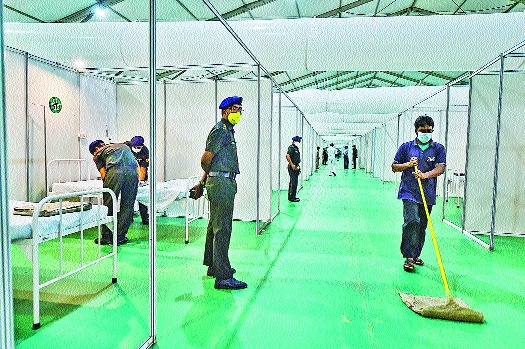 coronavirus: World's largest 'Covid' nursing center opens in Delhi, provides 10,000 'isolation beds' | coronavirus: दिल्लीत जगातील सर्वांत मोठे ‘कोविड’ शुश्रूषा केंद्र सुरू, १० हजार ‘आयसोलेशन खाटां’ची सोय