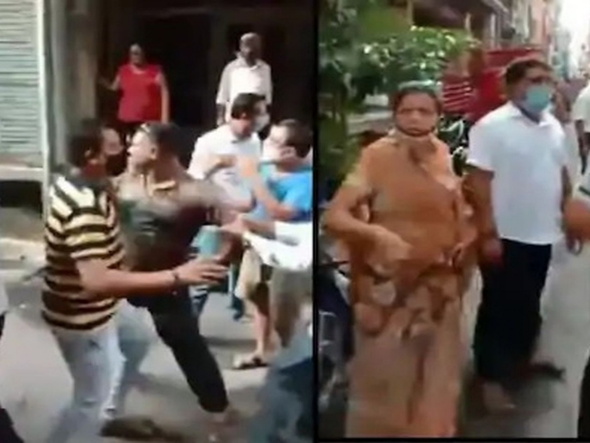Fighting women participated in the tribute meeting and the video of the fight went viral | श्रद्धांजली सभेत राडा, महिलांचा सहभाग असून हाणामारीचा व्हिडीओ व्हयरल  