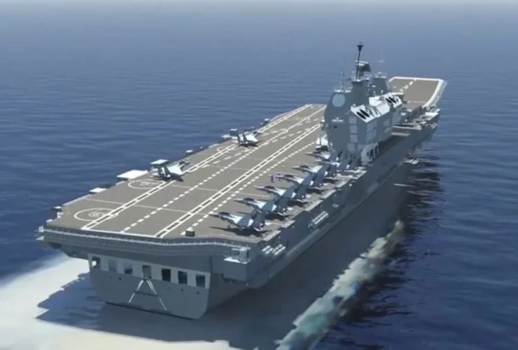 india first indigenous aircraft carrier ins vikrant undergoing trials know its characteristics | देशी युद्धनौका INS Vikrant मारणार अथांग समुद्रात सूर; 26 लढाऊ विमानांसह चाचणी सुरू