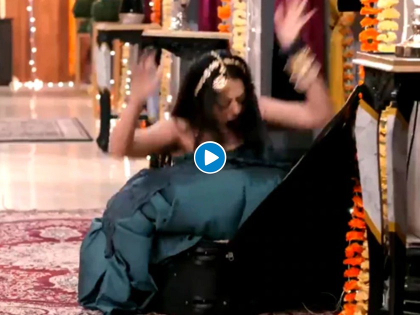 Ishq mein marjawan 2 tv scene woman falls and gets trapped in suitcase see viral video | बाबो! बाई पडली अन् सुटकेसमध्ये बंद झाली; ड्रामाच्या नादात मालिका झाली ट्रोल, पाहा व्हिडीओ