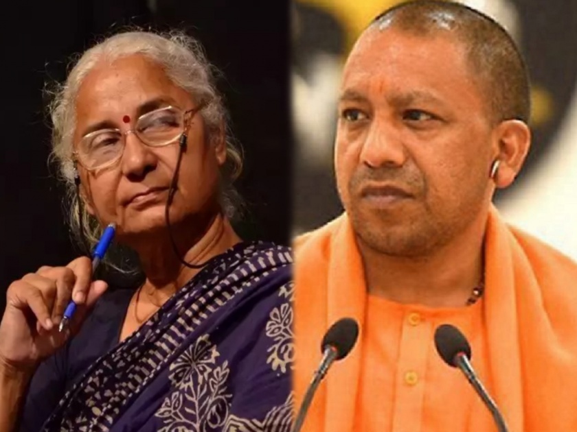 medha patkar reaches hathras questions raised on yogi government and police action | Hathras Gangrape : मेधा पाटकरांनी घेतली पीडित कुटुंबीयांची भेट, 'हे' प्रश्न विचारत योगी सरकारवर हल्लाबोल