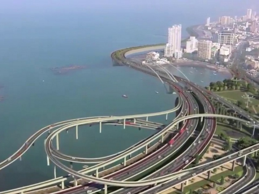 About 20% of Mumbai Coast Road project completed | मुंबई किनारा रस्ता प्रकल्पाचे सुमारे 20 टक्के काम पूर्ण, प्रकल्प पूर्ण होण्यास जुलै २०२३ उजाडणार