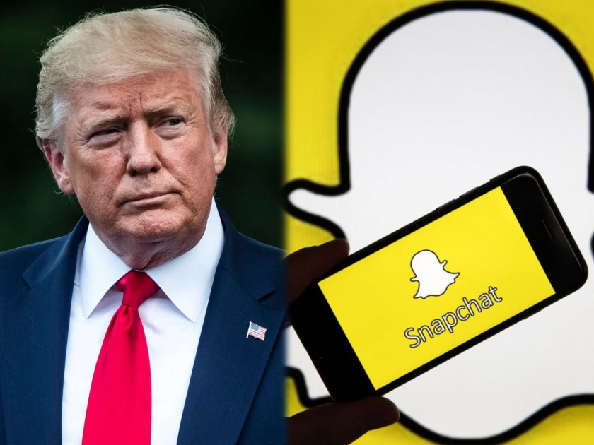 snapchat bans donald trump permanently after capitol hills violence | डोनाल्ड ट्रम्प यांना आणखी एक दणका; Snapchat ने कायमस्वरुपी केलं बॅन
