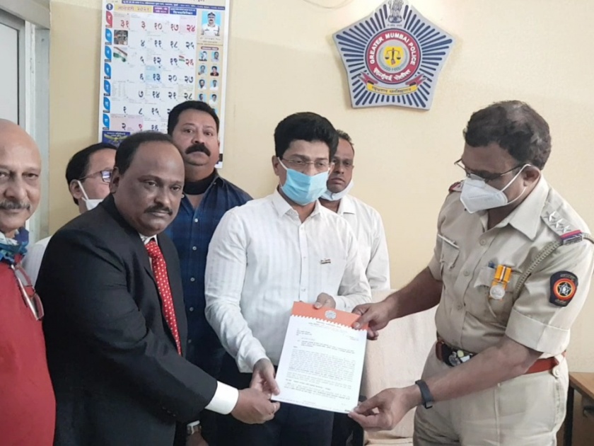 MNS lodges complaint against Energy Minister Nitin Raut at Shivaji Park Police Station | ऊर्जा मंत्री नितीन राऊतांविरोधात मनसेची शिवाजी पार्क पोलीस ठाण्यात तक्रार 