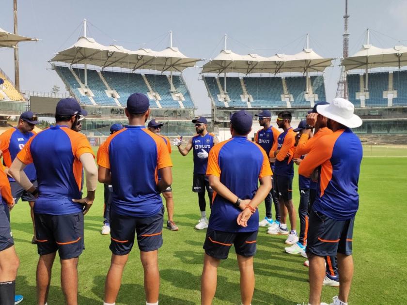 India VS England: Team India starts training in Chennai | India VS England :चेन्नईत टीम इंडियाचा सराव सुरू