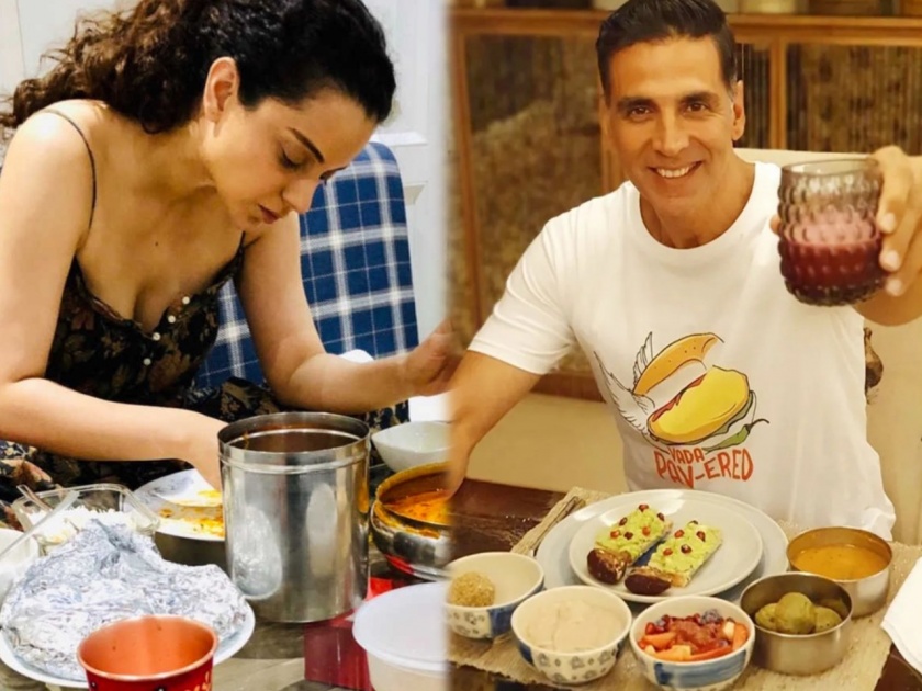 Bollywood celebrities kangana ranaut to akshay kumar sonam kapoor only eat vegan food and stay fit | 'या' बॉलीवूड स्टार्सनी सोडलं नॉनव्हेज खाणं; आता वेगन होऊन बनले आधीपेक्षा जास्त फिट