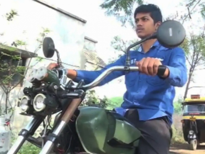 Inspirational Stories in Marathi : Class 10th student creates electric bike news | शाब्बास पोरा! १० वीच्या मुलानं भंगारापासून बनवली इलेक्ट्रॉनिक बाईक, अन् वडील म्हणाले.....