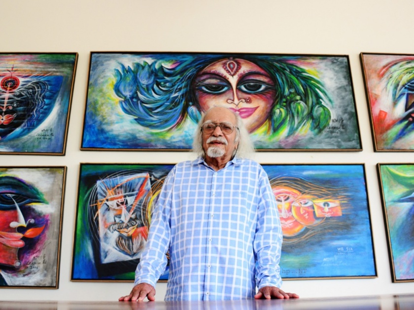 Famous international painter Laxman Pai passed away | आंतरराष्ट्रीय कीर्तीचे प्रसिद्ध चित्रकार लक्ष्मण पै यांचे निधन 