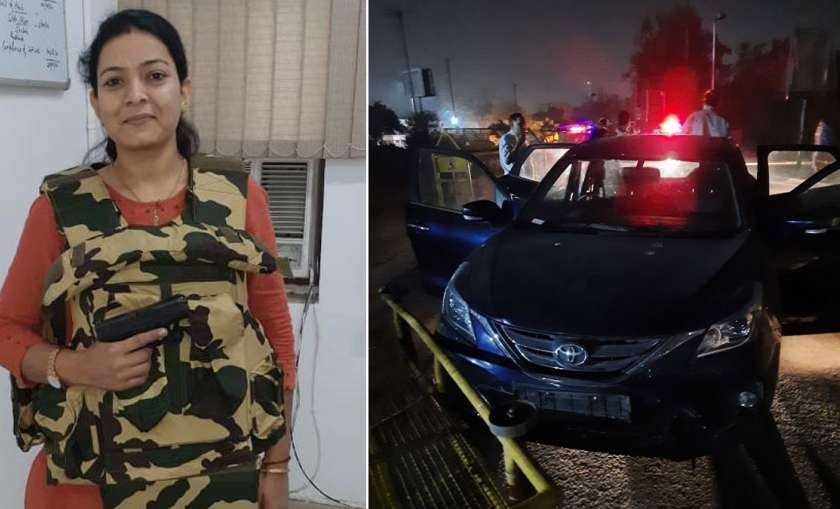 Cinestyle Encounter of female police officers, arrested goons | 'धडाकेबाज' महिला पोलीस अधिकारी, बंदुकधारी गुंडांचा सिनेस्टाईल एन्काऊंटर