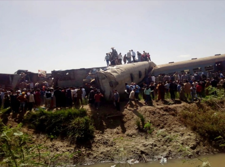Egypt Train Accident Train collision kills 32 people, injures scores in Egypt | Egypt Train Accident : इजिप्तमध्ये भीषण अपघात! दोन ट्रेनची जोरदार धडक; 32 जणांचा मृत्यू, 66 जण जखमी 