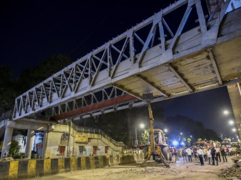 The Himalayan Pedestrian Bridge will be open by the end of 2022, bringing relief to pedestrians | हिमालय पादचारी पूल 2022 अखेरीस होणार खुला, पादचाऱ्यांना मिळणार दिलासा