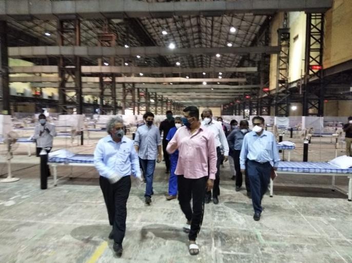 Nesco will provide 1500 beds and machines from the MLA fund for Covid Center says Subhash Desai | Coronavirus Mumbai Updates : "नेस्को संकुलात आणखी 1500 खाटांची सुविधा, कोविड सेंटरसाठी आमदार निधीतून मशिन्स देणार"