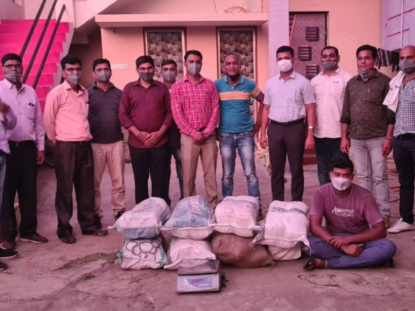 One arrested with millions of cannabis; Seized 70 kg of drugs in Kamath | लाखोंच्या गांजासह एकास अटक; ७० किलो ड्रग्ज कामठात पकडला