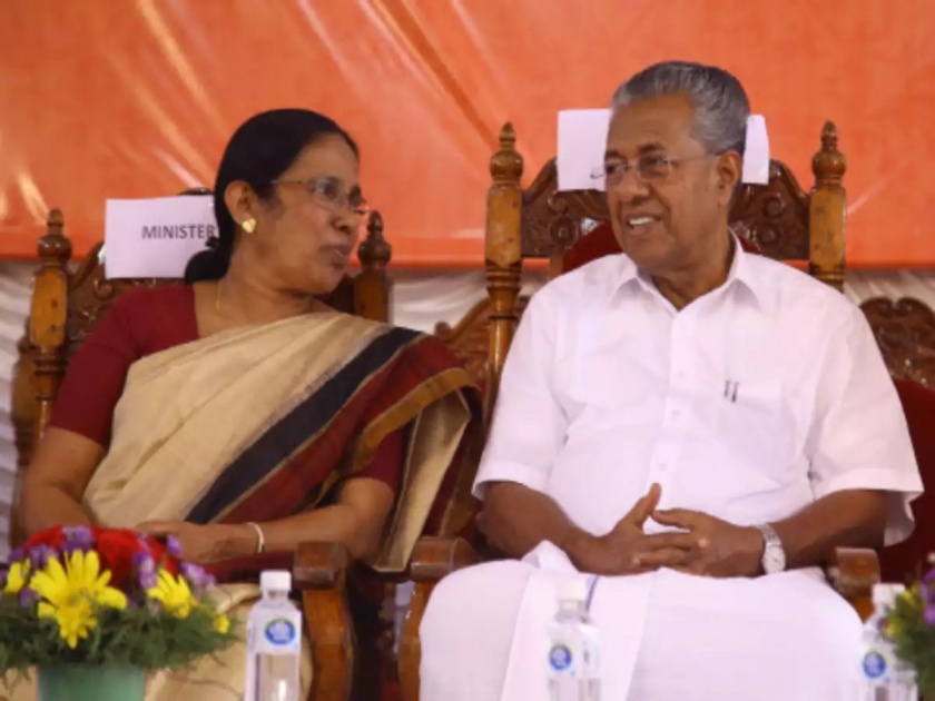 Kerala CM's shocking decision to remove Health Minister Shailja from new cabinet | कोरोनाकाळात कौतुक झालेल्या आरोग्यमंत्री शैलजा यांना नव्या मंत्रिमंडळातून डच्चू, केरळच्या मुख्यमंत्र्यांचा धक्कादायक निर्णय 