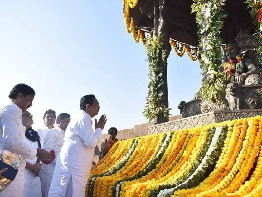 Shivrajyabhishek Din 2021 Chhatrapati Shivaji Maharaj Raigad Jayant Patil FB Post Over Shivrajyabhishek | Shivrajyabhishek Din 2021 : "राज्याभिषेक सोहळा ऐकताना आणि आज त्याबद्दल लिहिताना अंगावर काटा उभा राहतो"