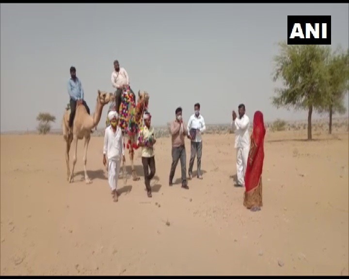 rajasthan with poor mobile connectivity teachers go to students homes on camels for classes | कर्तव्यनिष्ठेला सलाम! विद्यार्थ्यांसाठी उंटावरून प्रवास करताहेत शिक्षक; घरोघरी जाऊन देताहेत शिक्षण