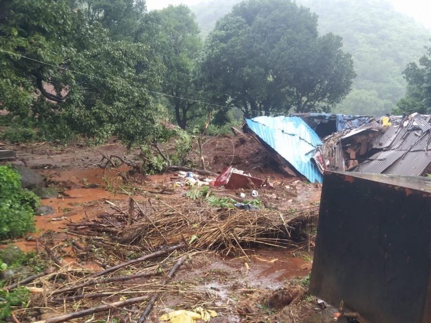 Maharashtra Rain Live Updates: 3 families go missing in Patan taluka | Maharashtra Rain Updates : पाटण तालुक्यात दरड कोसळल्याने घरे मातीच्या ढिगाऱ्याखाली, 3 कुटुंबातील लोक बेपत्ता