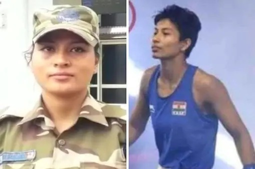 Lovelina Borgohain: One sister won a medal for the country, while the other is deployed for the defense of the country. | Tokyo Olympics: एका बहिणीने देशासाठी जिंकलं पदक, तर दुसरी देशाच्या संरक्षणासाठी आहे तैनात, ऑनड्युटीच केलं सेलिब्रेशन  