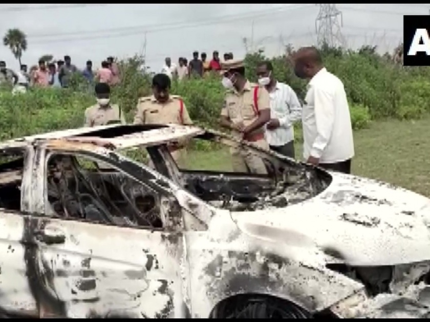 Set fire to BJP leader with car; The body was found in Dikki | भयानक! कारसह भाजपा नेत्याला दिले पेटवून; डिक्कीत सापडला मृतदेह