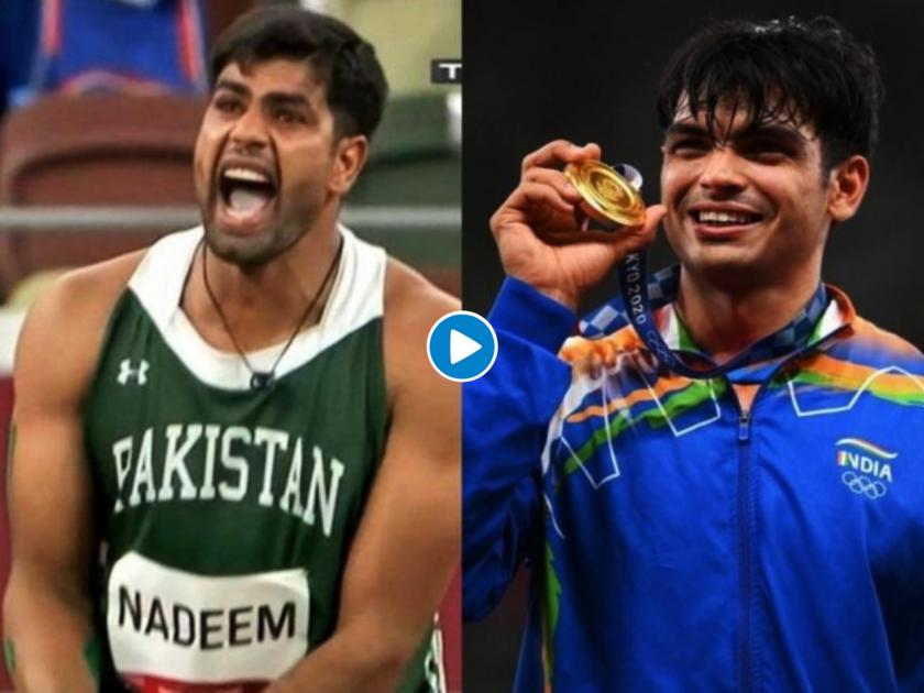 Neeraj chopra issues a video to clarify that there is no controversy regarding his javelin for the Olympic Games final | Neeraj Chopra : माझ्या खांद्यावर बंदूक ठेऊन 'Propaganda' चालवू नका, नीरज चोप्राकडून पाकिस्तानच्या अर्षद नदीमचा बचाव!