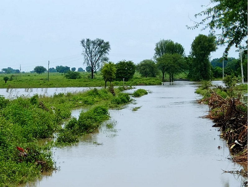 flooding to Lendi and Galati rivers;14 villages in Palam taluka lost contact | लेंडी, गळाटी नद्यांना पूर; पालम तालुक्यातील १४ गावांचा संपर्क तुटला