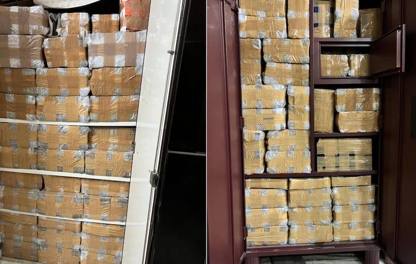 Cash found in the house of a perfume trader piyush jain in Kanpur in Income Tax Raid | कानपूरमधील अत्तर व्यापाऱ्याच्या घरात सापडले घबाड, २४ तास झाले तरी मोजून संपेनात नोटा,  १५० कोटींची रोकड जप्त