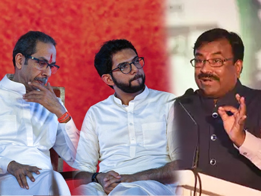 BJP Sudhir Mungantiwar Slams Uddhav Thackeray And Aditya Thackrey | Sudhir Mungantiwar : "फक्त चेहऱ्याचं सरकार म्हणजे कुटुंबाचं सरकार, बाप-बेटेकी सरकार"; सुधीर मुनगंटीवारांचा खोचक टोला